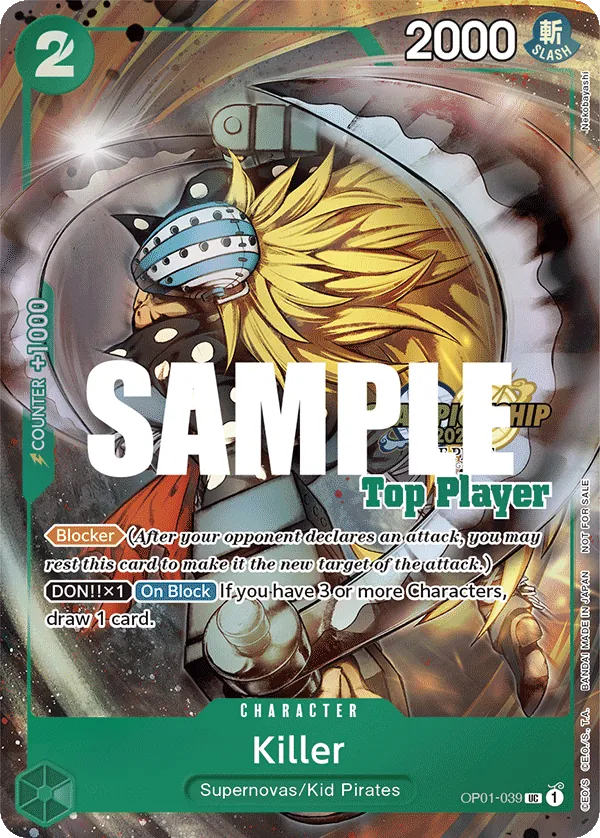 Killer - OP01-039 - Championship 2023 Top Players Pack