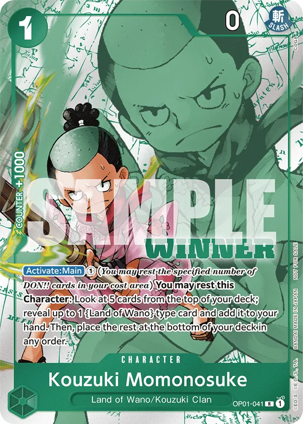 Kouzuki Momonosuke - OP01-041 - Tournament Pack Vol.7fa