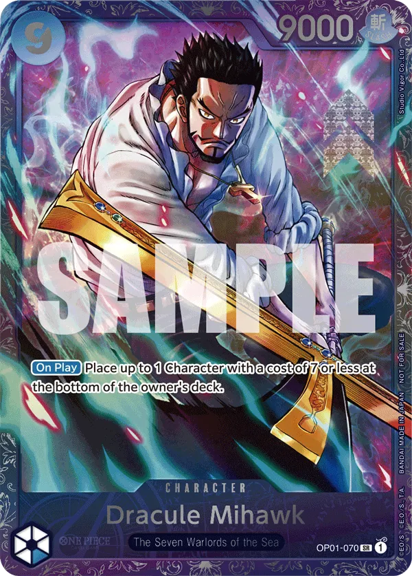 Dracule Mihawk - OP01-070 - Prize Cardsaa