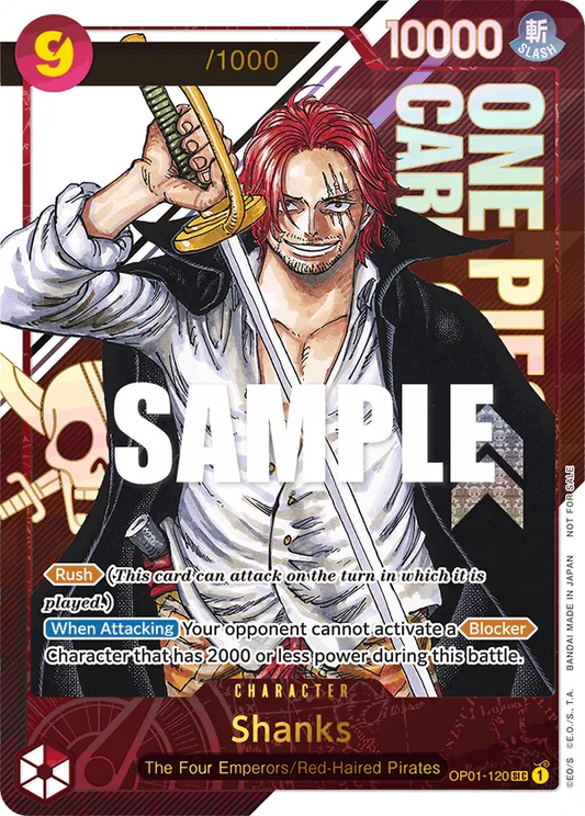 Shanks - OP01-120 - Prize Cardsaa