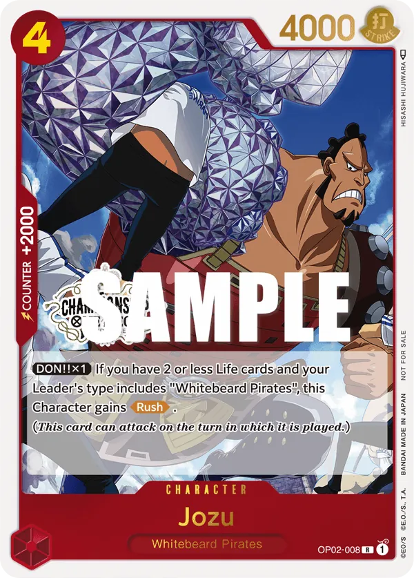 Jozu - OP02-008 - Store Championship Participation Pack Vol.2