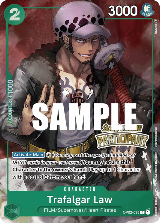 Trafalgar Law - OP02-035 - Regional Participation Pack Vol.1