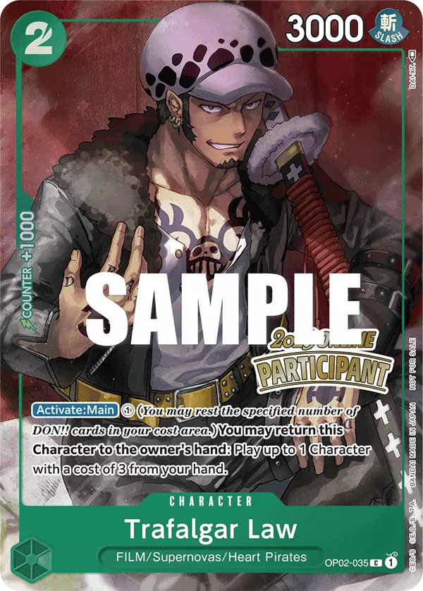 Trafalgar Law - OP02-035 - Regional Participation Pack Vol.1