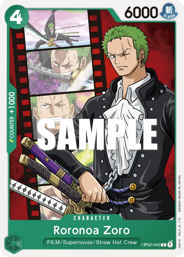 Roronoa Zoro - OP02-043 - Paramount War