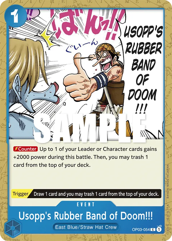 Usopp's Rubber Band of Doom!!! - OP03-054 - Pillars of Strength