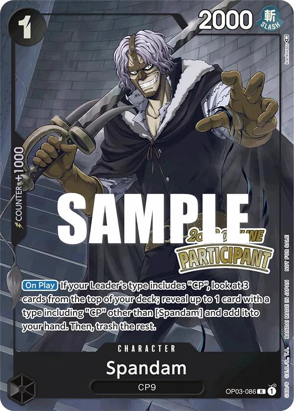 Spandam - OP03-086 - Regional Participation Pack Vol.2