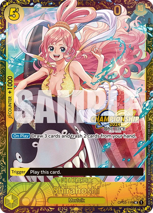 Shirahoshi - OP03-116 - Prize Cardsaa