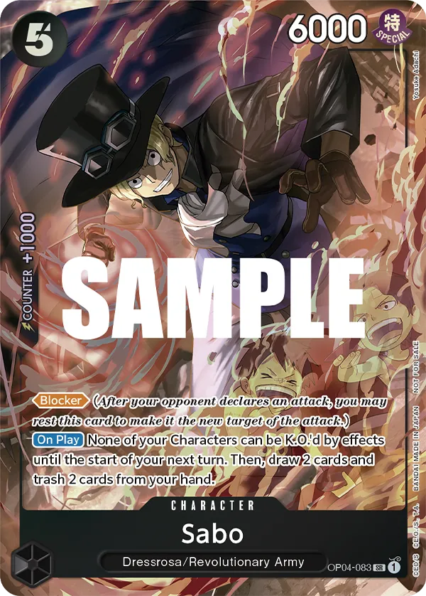 Sabo - OP04-083 - Prize Cards