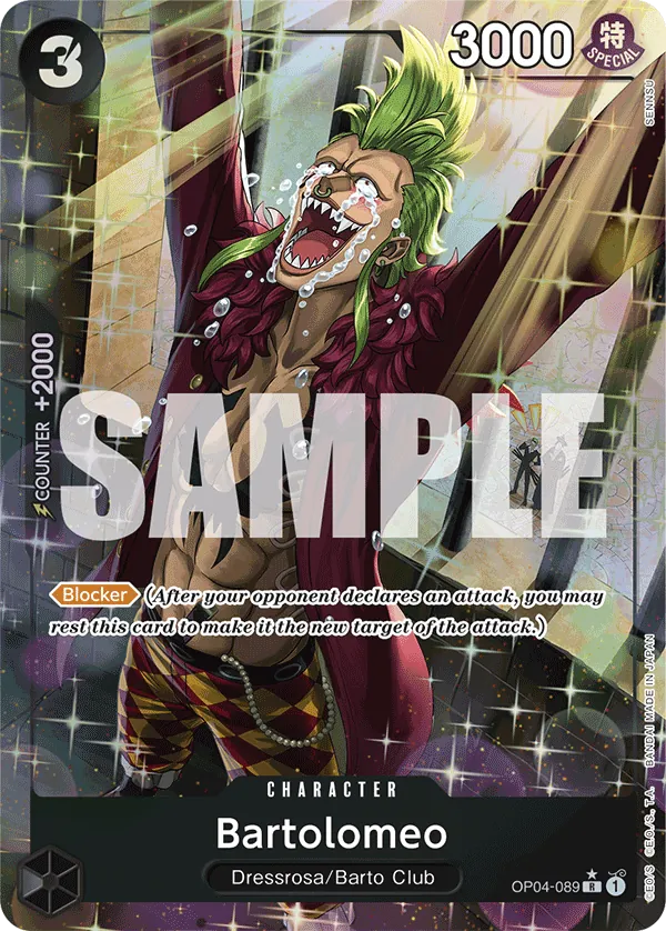 Bartolomeo - OP04-089 - One Piece The Bestaa