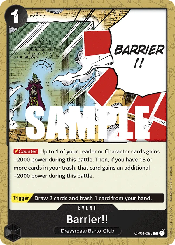 Barrier!! - OP04-095 - Kingdoms of Intrigue