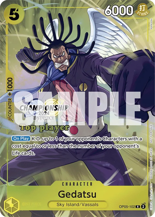 Gedatsu - OP05-102 - Championship 2024 Top Players Pack