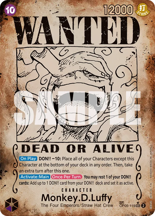 Monkey.D.Luffy - OP05-119 - Emperors in the New Worldwanted