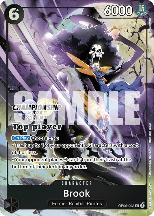 Brook - OP06-092 - Championship 2024 Top Players Pack