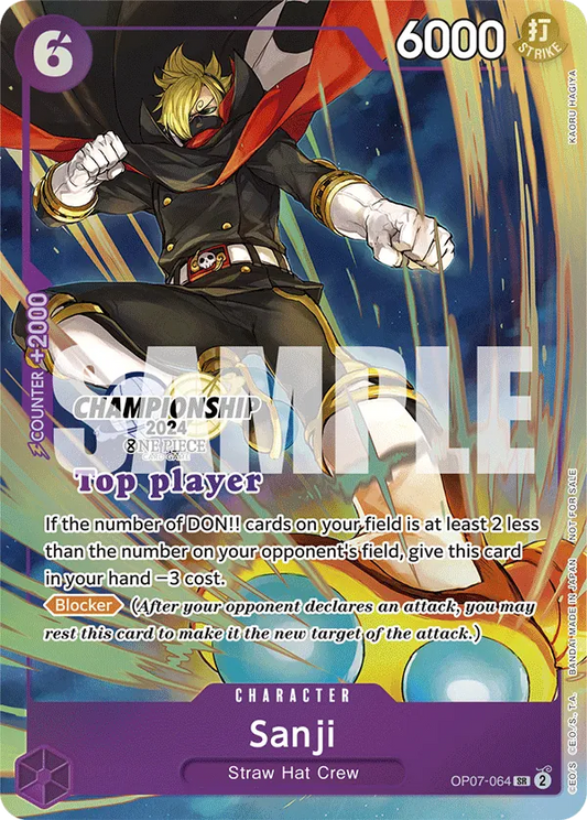 Sanji - OP07-064 - Championship 2024 Top Players Pack