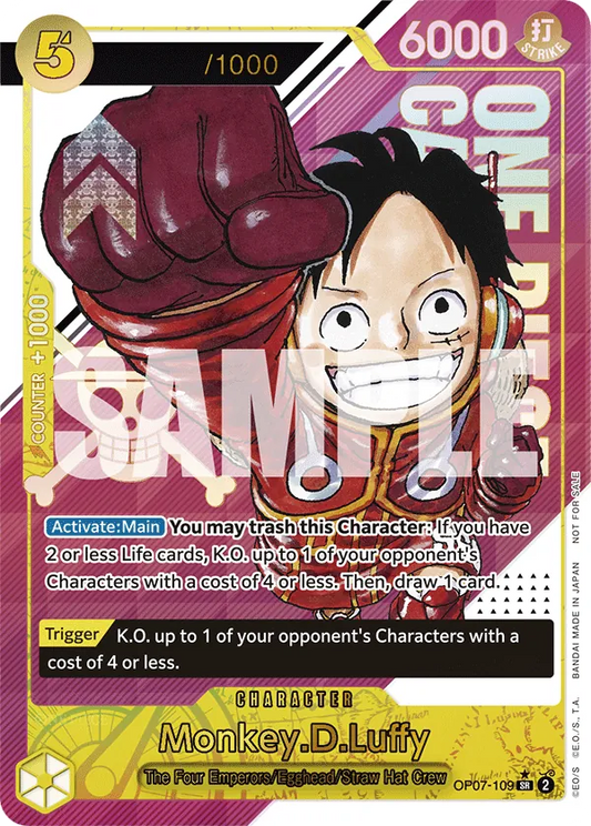 Monkey.D.Luffy - OP07-109 - Championship 2024 Event Pack