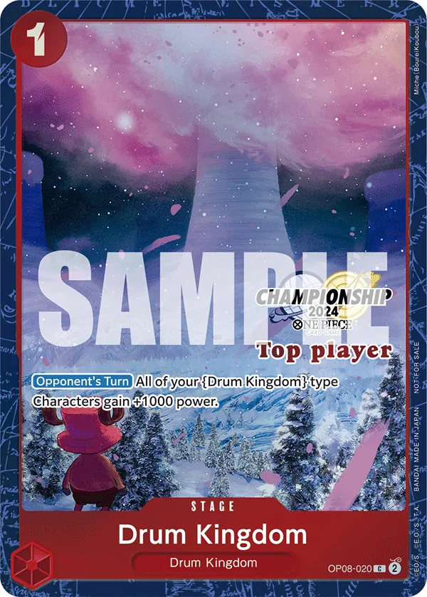 Drum Kingdom - OP08-020 - Championship 2024 Top Players Pack