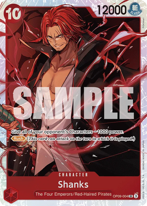 Shanks - OP09-004 - Emperors in the New World