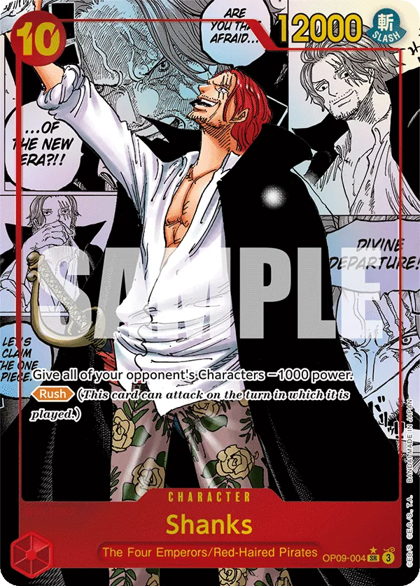 Shanks - OP09-004 - Emperors in the New Worldmanga