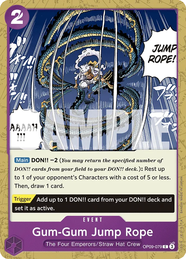 Gum-Gum Jump Rope - OP09-079 - Emperors in the New World