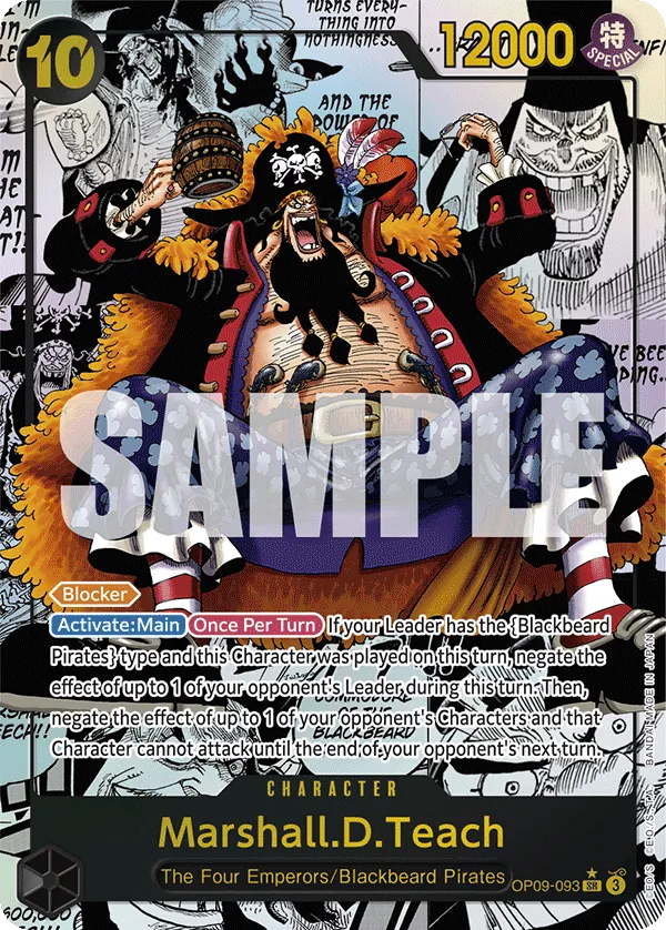 Marshall.D.Teach - OP09-093 - Emperors in the New Worldmanga