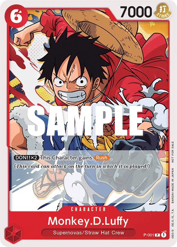 Monkey.D.Luffy - P-001 - Misc. Promos