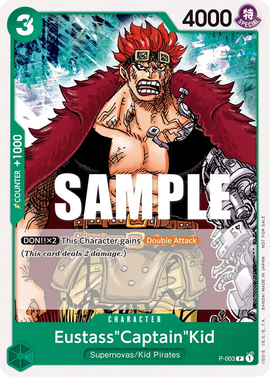 Eustass"Captain"Kid - P-003 - Promotion Pack 2022