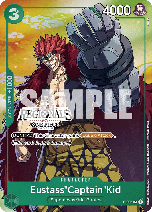 Eustass"Captain"Kid - P-003 - Regional Participation Pack 2024 Vol.2