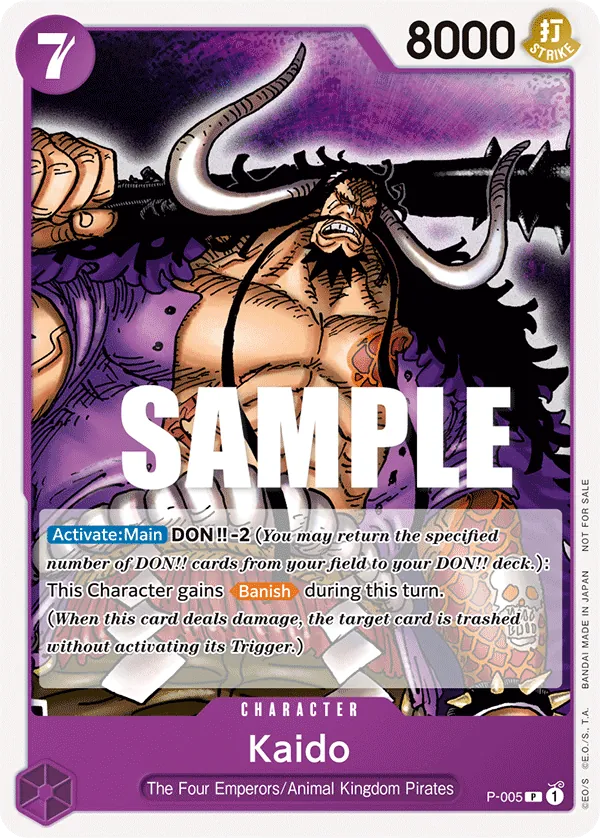 Kaido - P-005 - Promotion Pack 2022