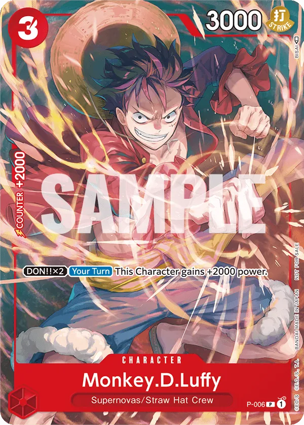 Monkey.D.Luffy - P-006 - Tournament Pack Vol.1