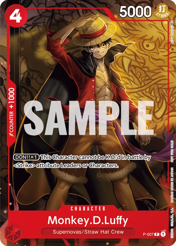 Monkey.D.Luffy - P-007 - Tournament Pack Vol.1