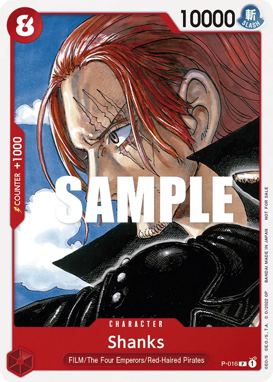 Shanks - P-016 - FILM RED Promotion Card Set