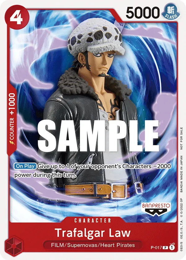 Trafalgar Law - P-017 - FILM RED Promotion Card Set