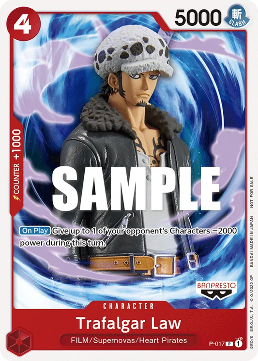 Trafalgar Law - P-017 - FILM RED Promotion Card Set