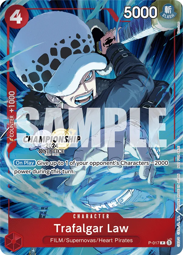 Trafalgar Law - P-017 - Championship 2024 Celebration Pack