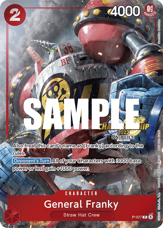 General Franky - P-027 - Championship 2023 Event Pack