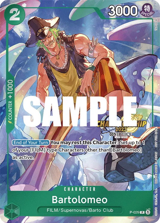 Bartolomeo - P-029 - Championship 2023 Event Pack