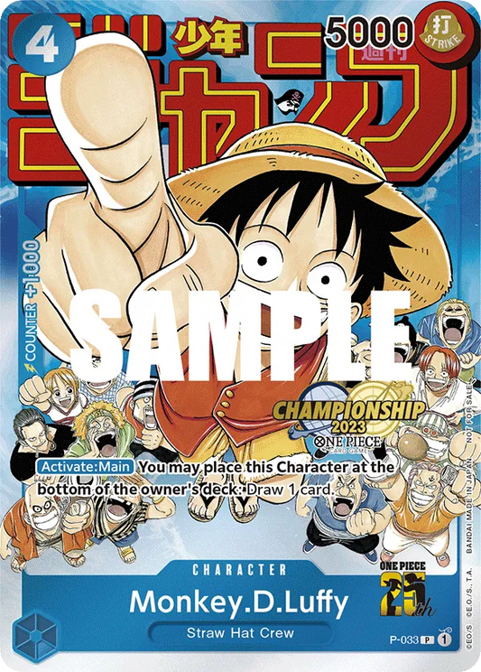 Monkey.D.Luffy - P-033 - Championship 2023 Event Pack