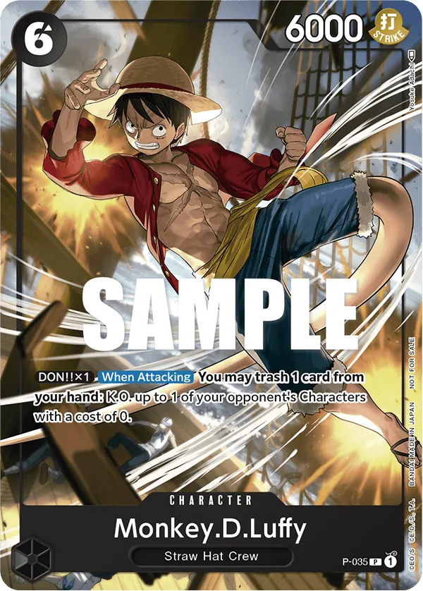 Monkey.D.Luffy - P-035 - Misc. Promos