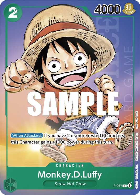 Monkey.D.Luffy - P-037 - Misc. Promos