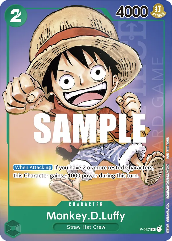 Monkey.D.Luffy - P-037 - Misc. Promos