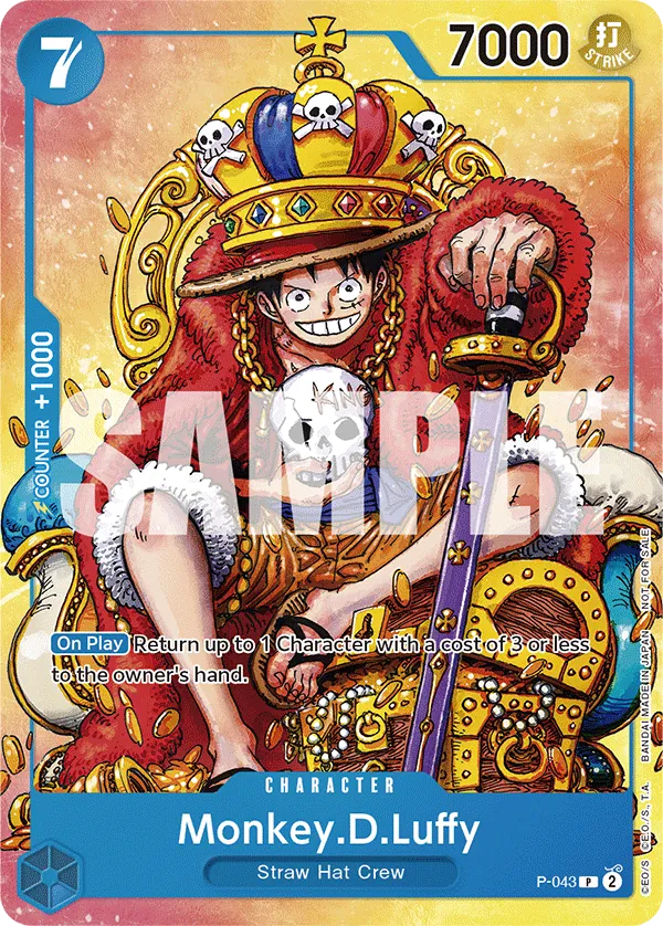 Monkey.D.Luffy - P-043 - Misc. Promos