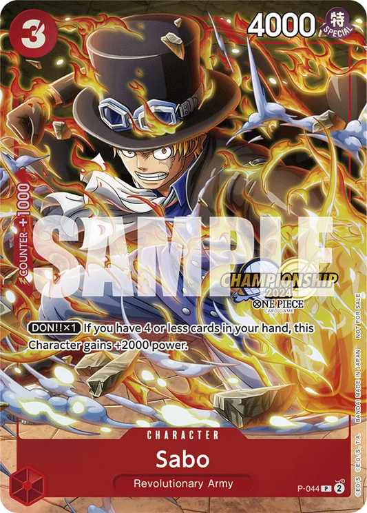 Sabo - P-044 - Championship 2024 Event Pack