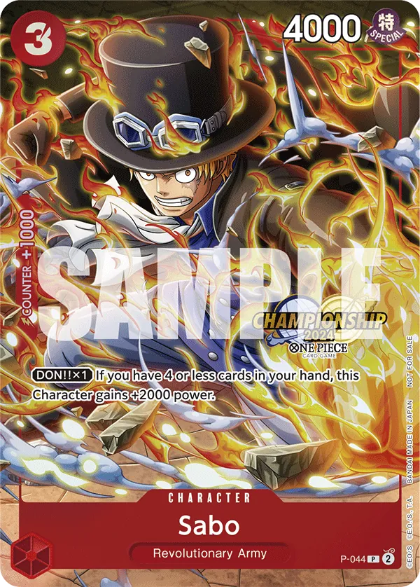 Sabo - P-044 - Championship 2024 Event Pack