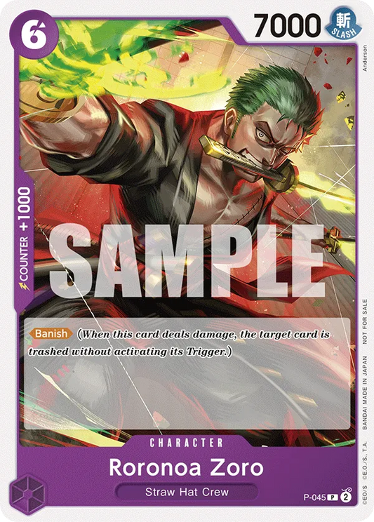 Roronoa Zoro - P-045 - Misc. Promos