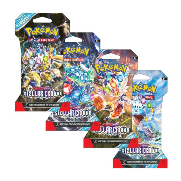 POKEMON SV07 STELLAR CROWN BLISTER PACKS