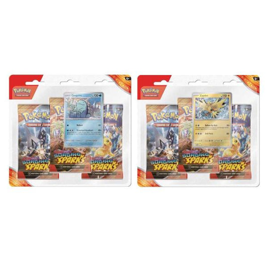 POKEMON SV08 SURGING SPARKS 3-PACK BLISTER