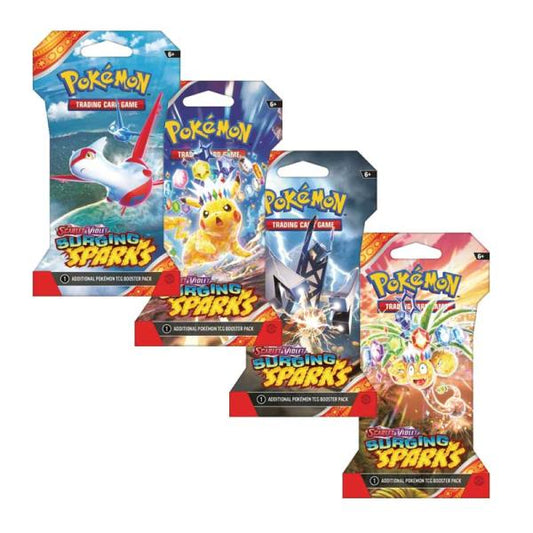 POKEMON SV08 SURGING SPARKS SLEEVED BOOSTER