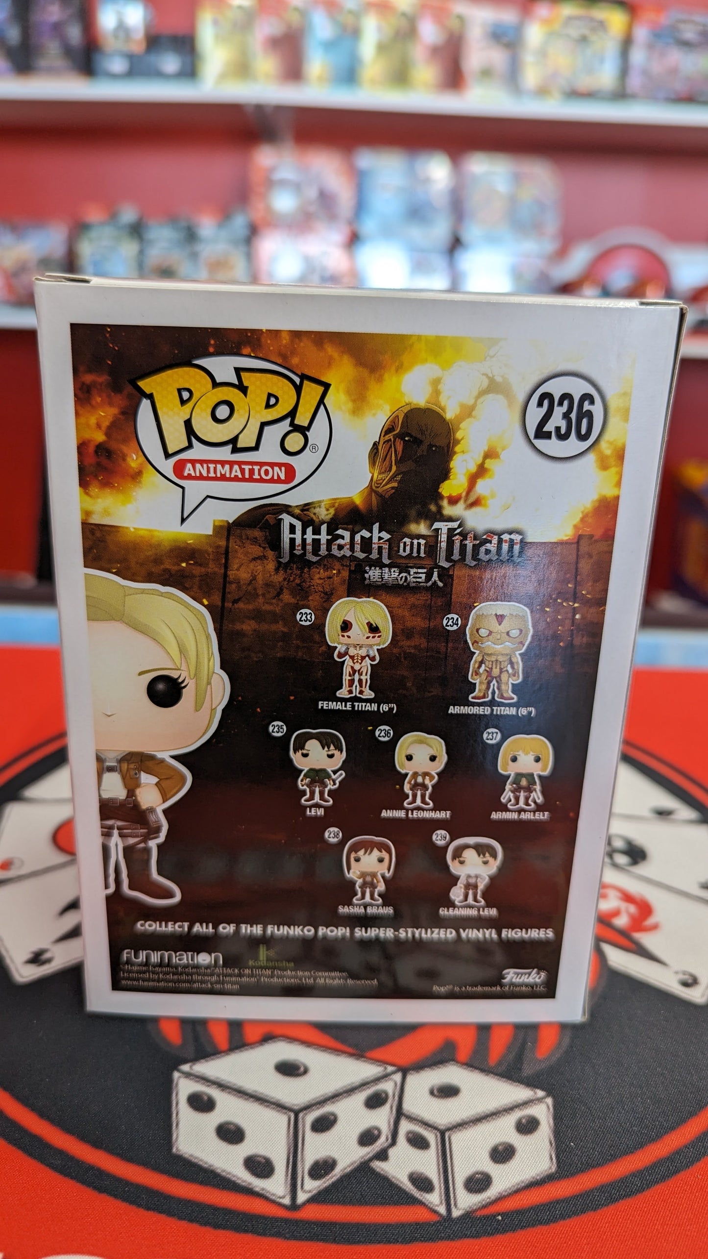 Attack on Titan Annie Leonhart Funko Pop! Vinyl Figure #236