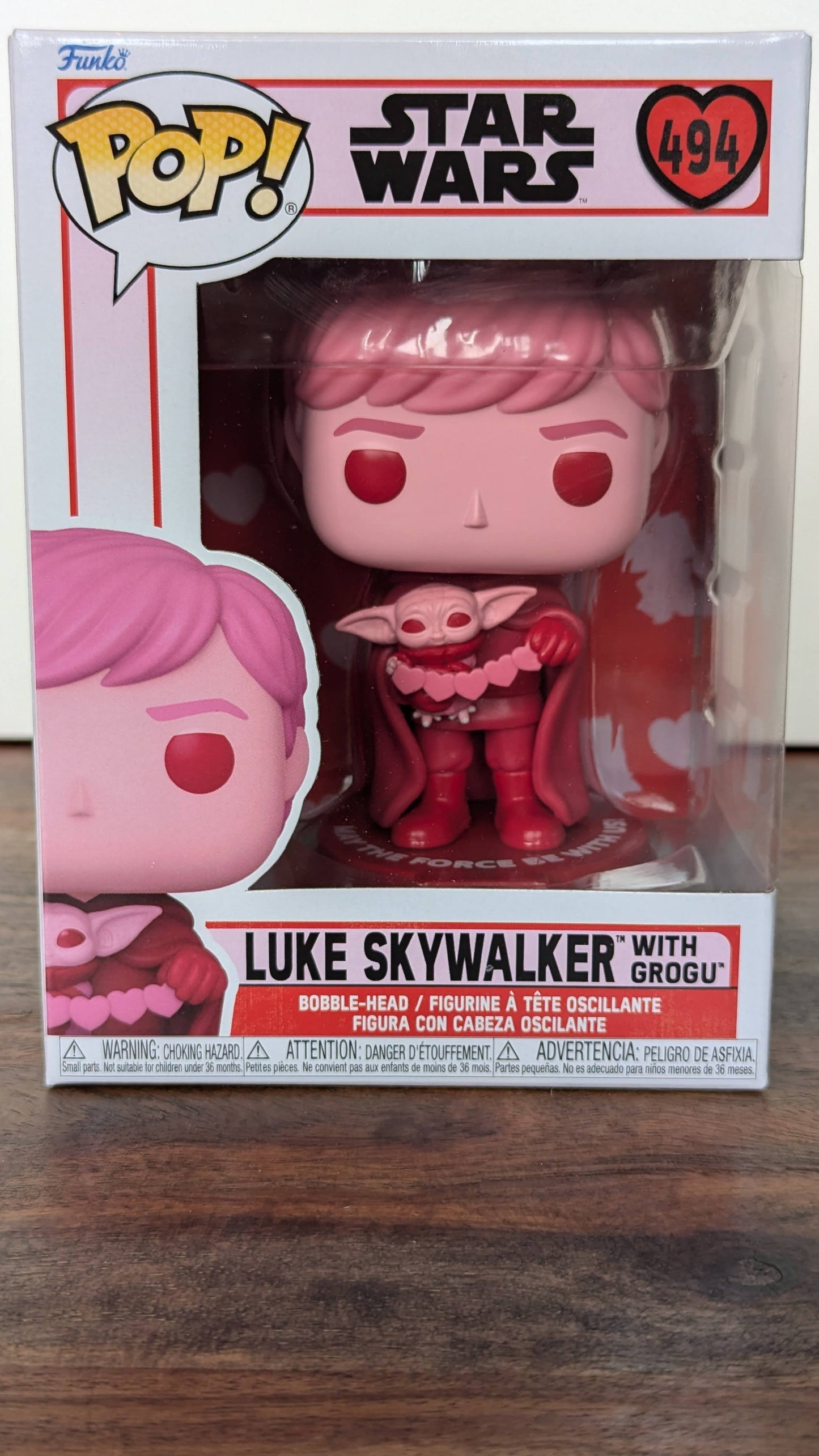 Luke Skywalker with Grogu (rose) - #494 - (c)