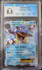 Blastoise EX pokémon CGC 8.5